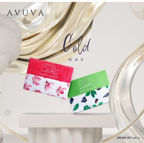 Avuva cold wax with charcoal and mint scent 228 gm - Avuva